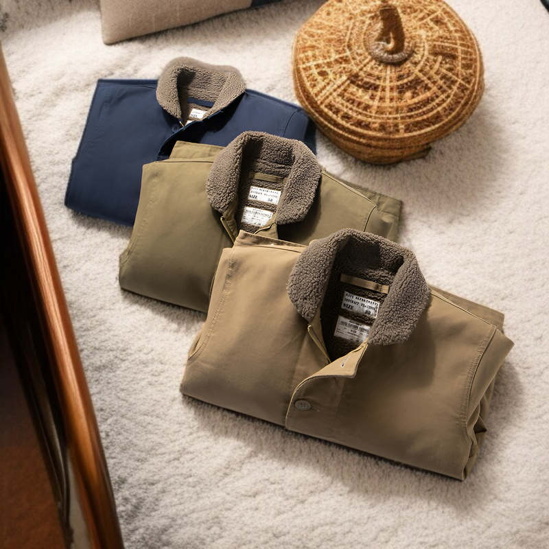 空母甲板員スタイルデッキジャケット着用例