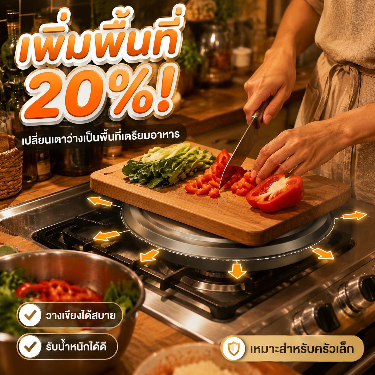 ฝาครอบเตาไฟฟ้าสแตนเลสในครัว ฝาปิดกันฝุ่นสำหรับเตาแม่เหล็กไฟฟ้า ดีไซน์สร้างสรรค์