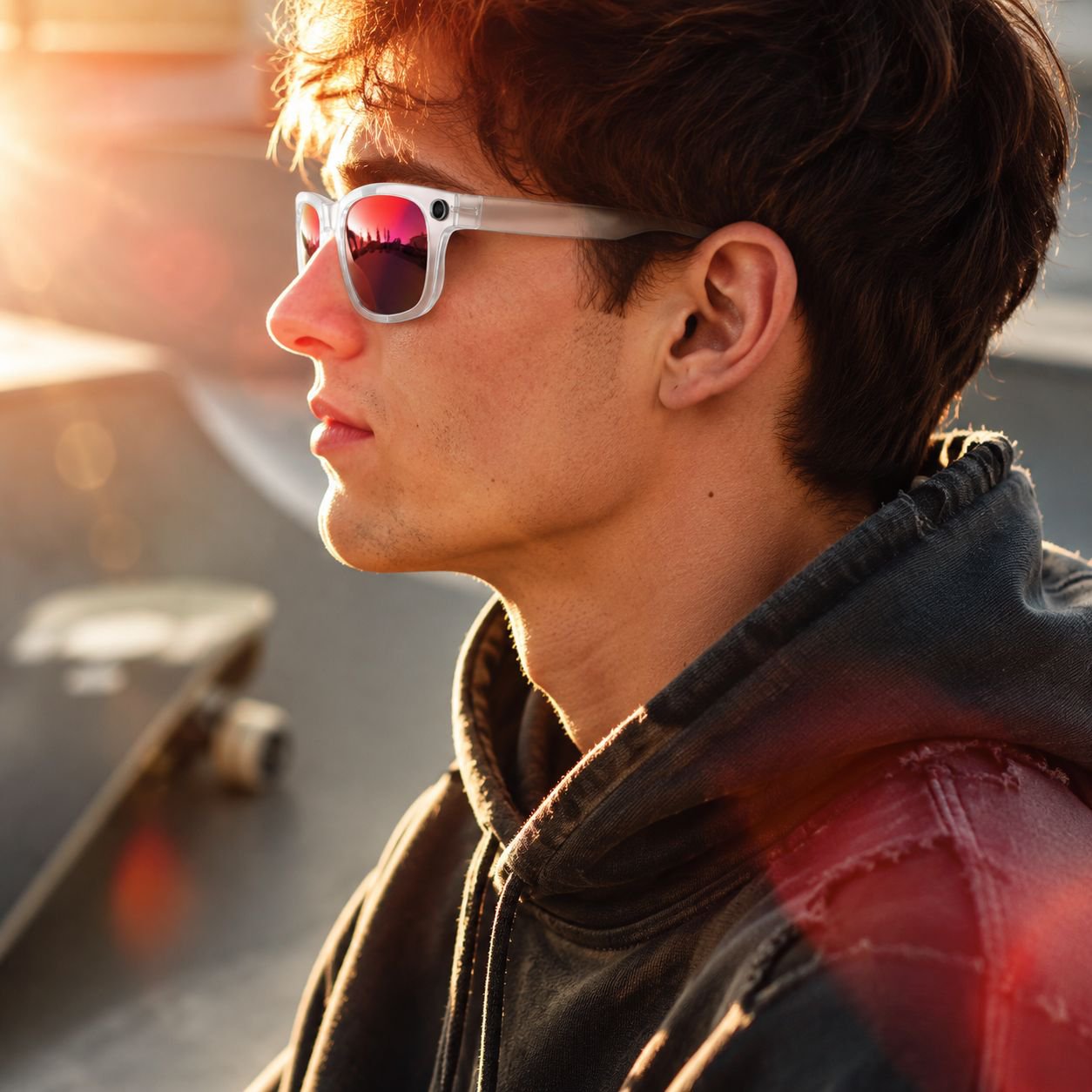 KI-Brille mit 4K-Kamera und modernem Design