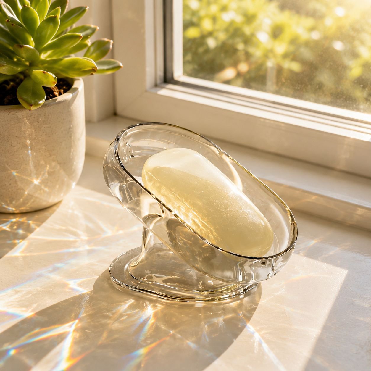 Contemporary minimalist soap dish design