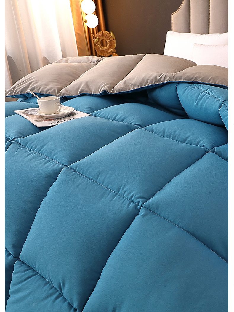 White goose down comforter