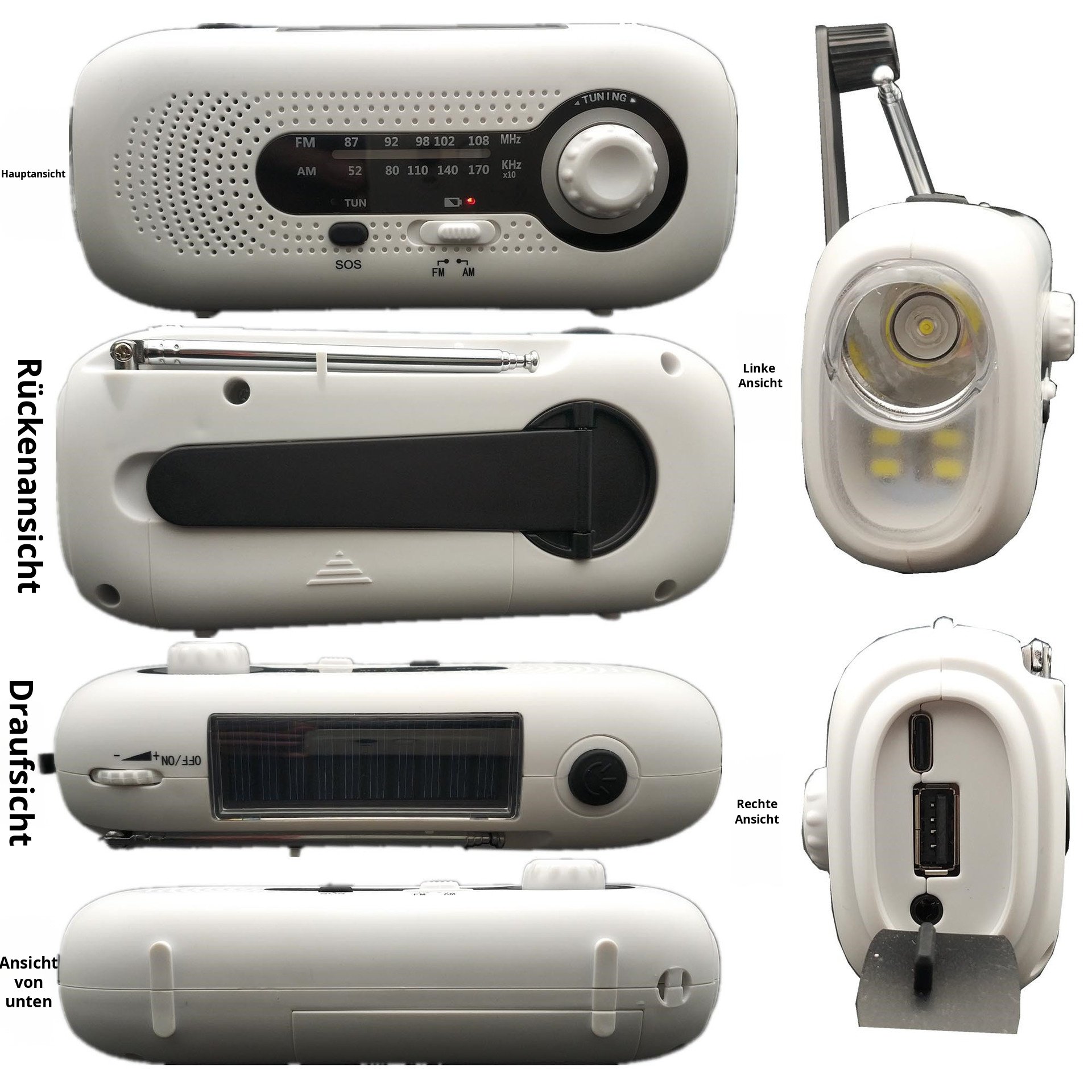 JMY-Solar Disaster Prevention Radio