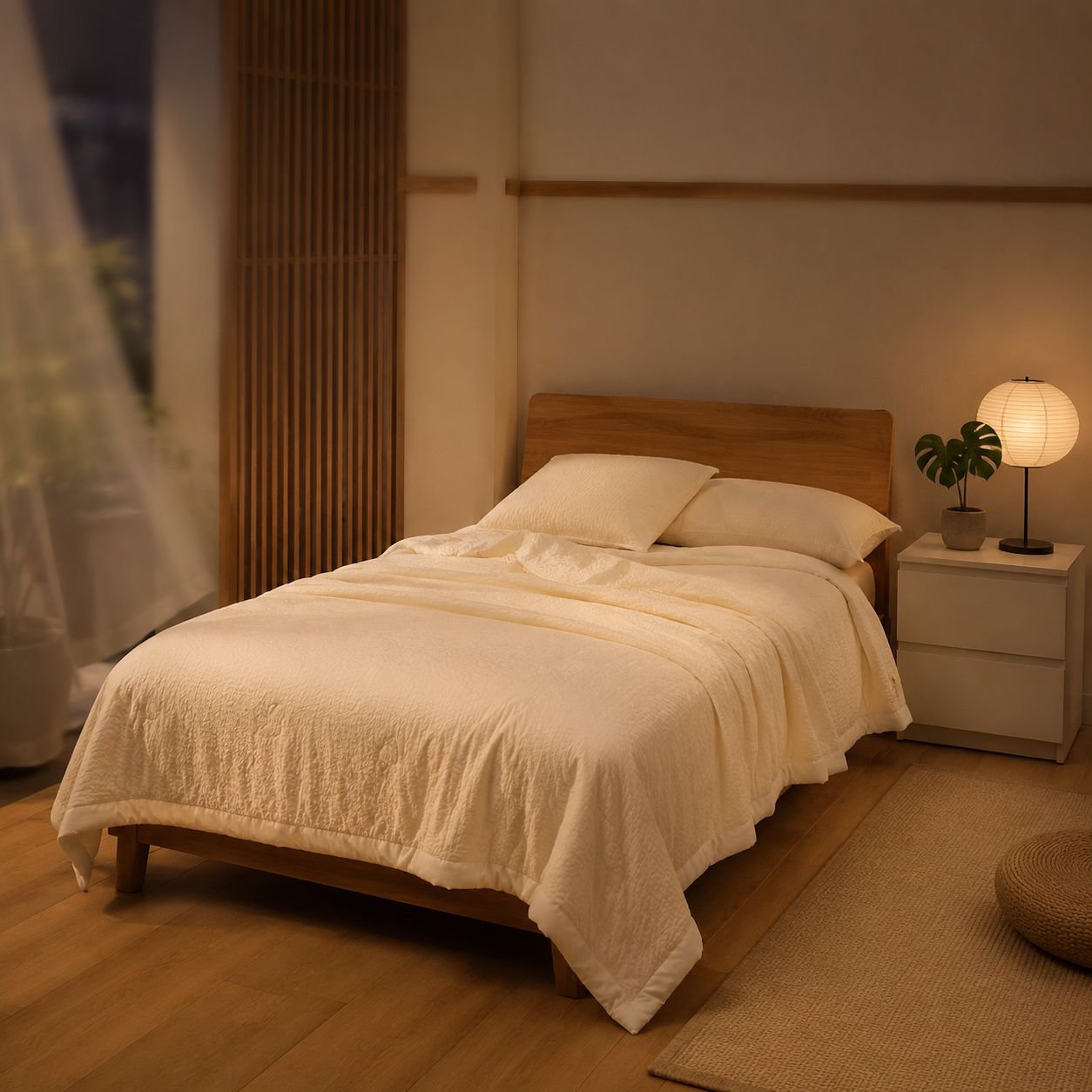 快適な睡眠をサポートする夏用掛け布団