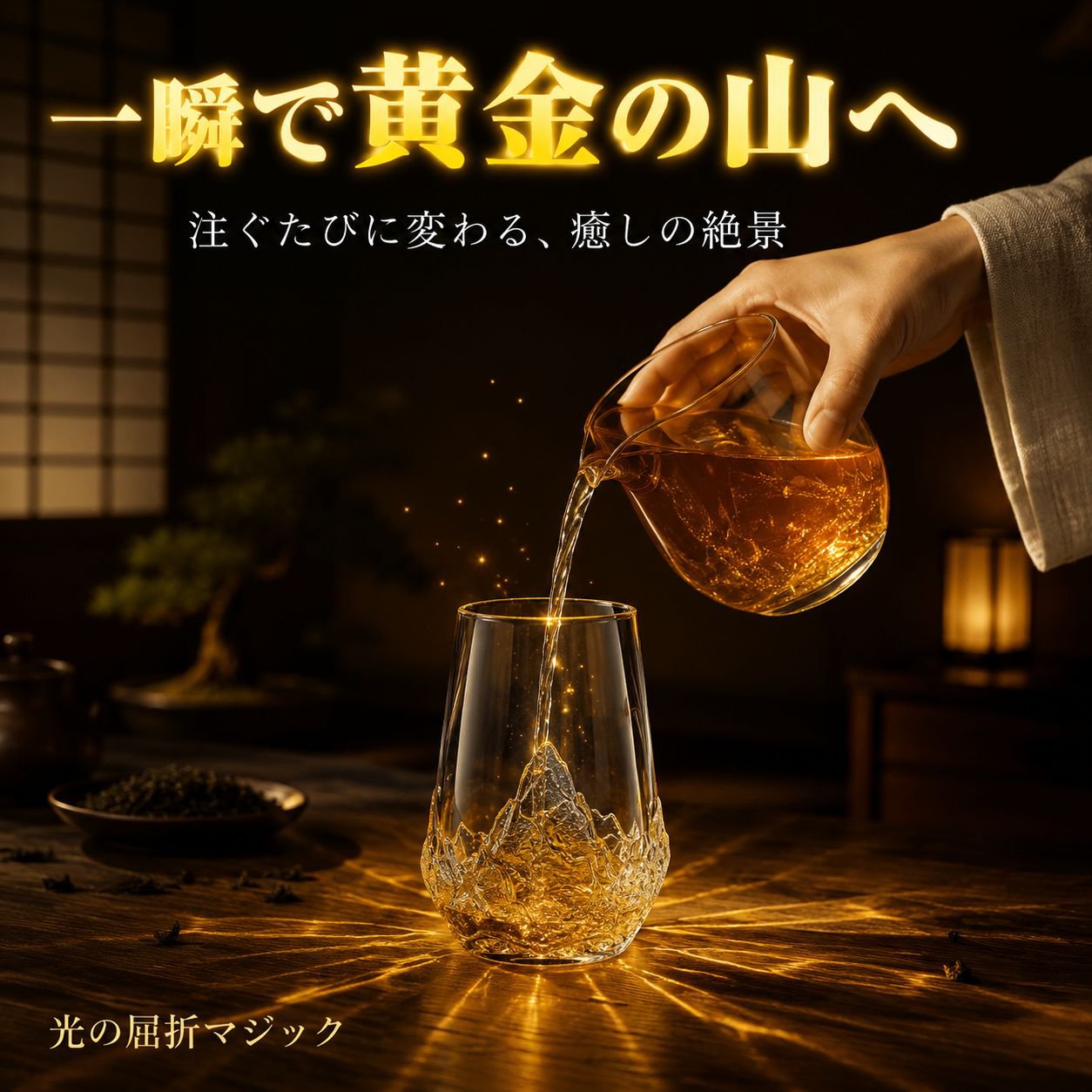耐熱和風観山浮き彫りガラスカップ ジュースカップ ミルクカップ