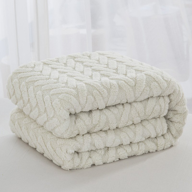 Thickened Jacquard Fleece Blanket
