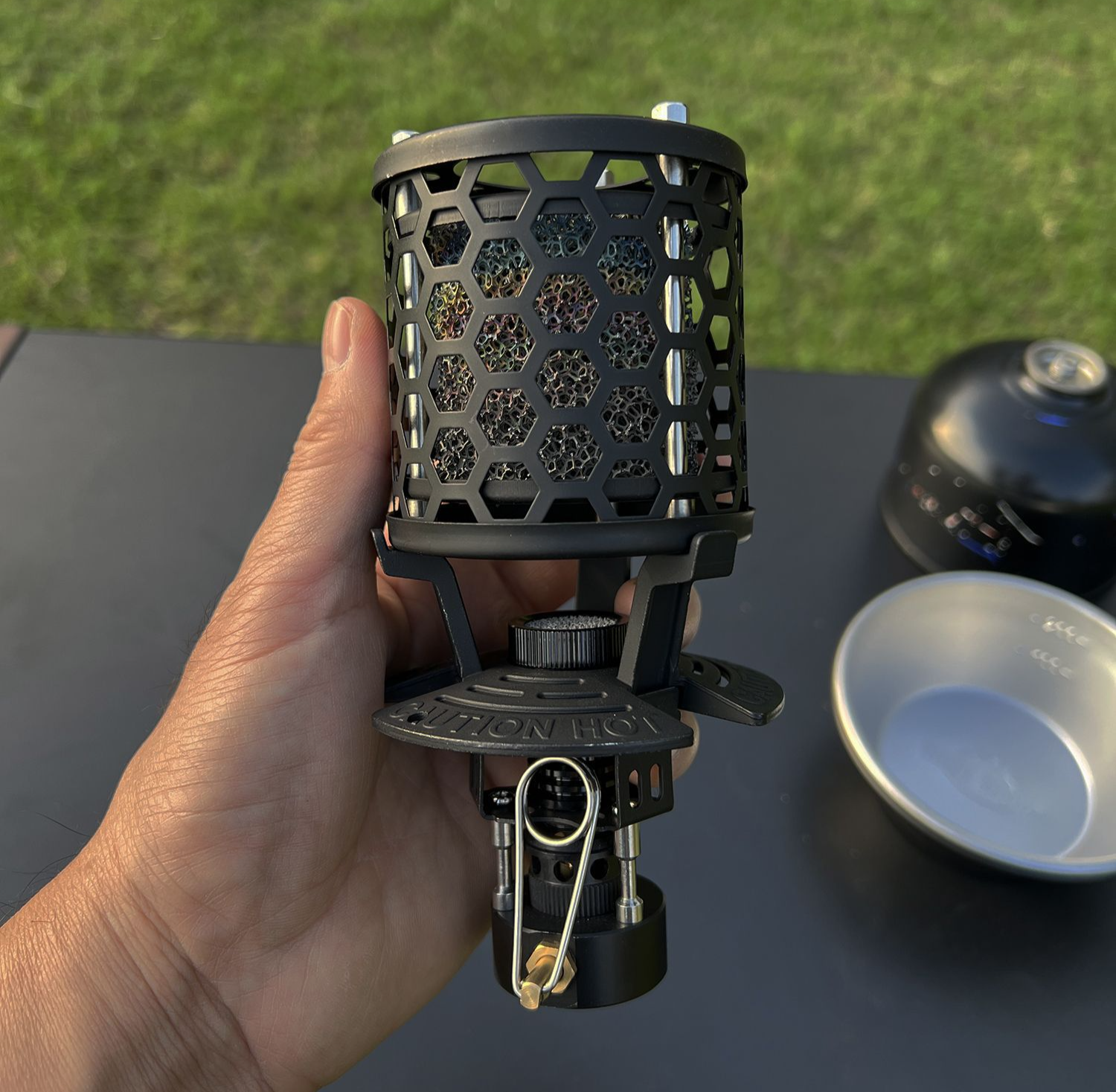 持ち運びに便利なミニストーブ