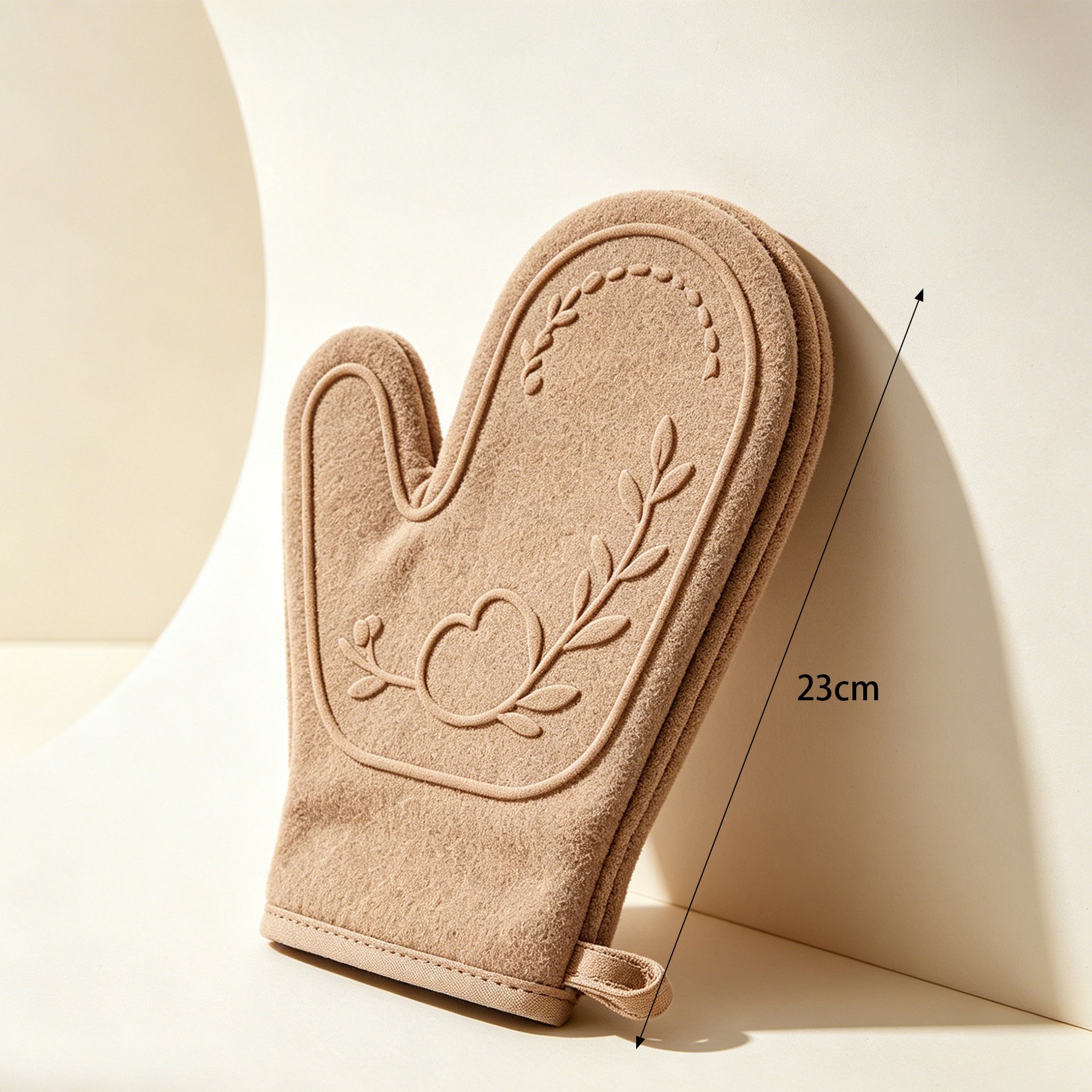 Reusable electrostatic gloves removing dust from sofa