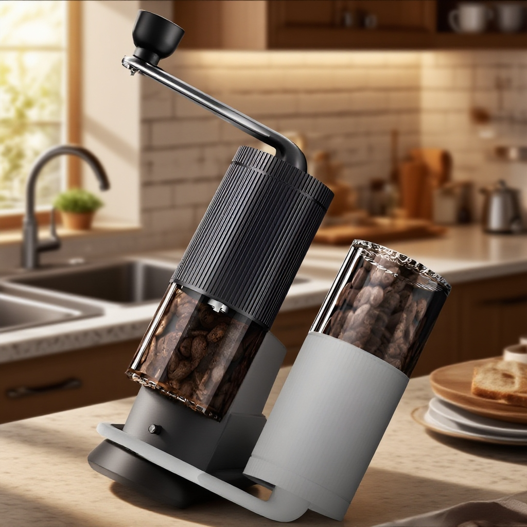 Detail nastavení hrubosti mletí kávy