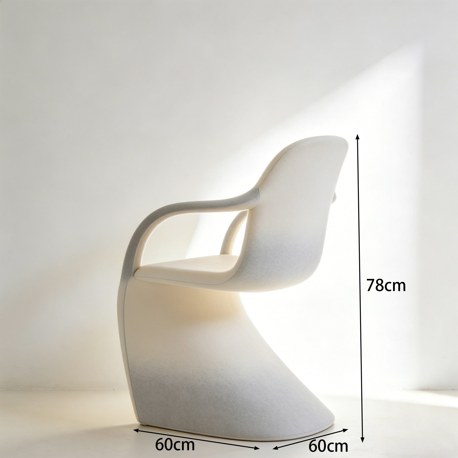 Contemporary accent chair design