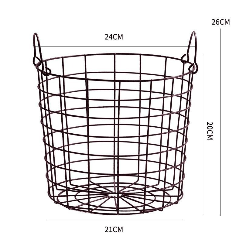 Aufbewahrungskorb aus Schmiedeeisen
