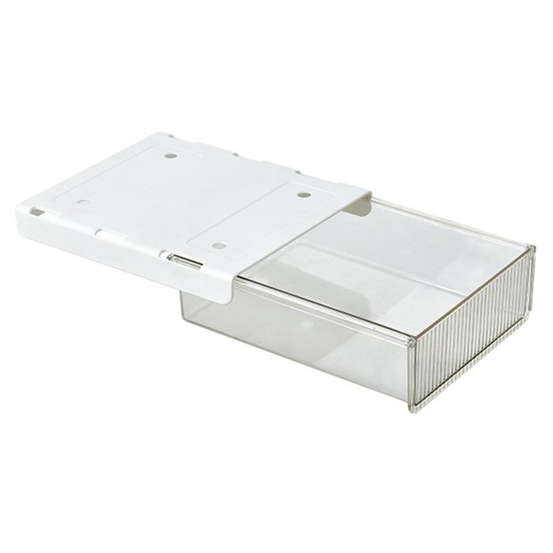 Punch-free drawer storage box under the desk hidden pen holder office sundries storage box student d