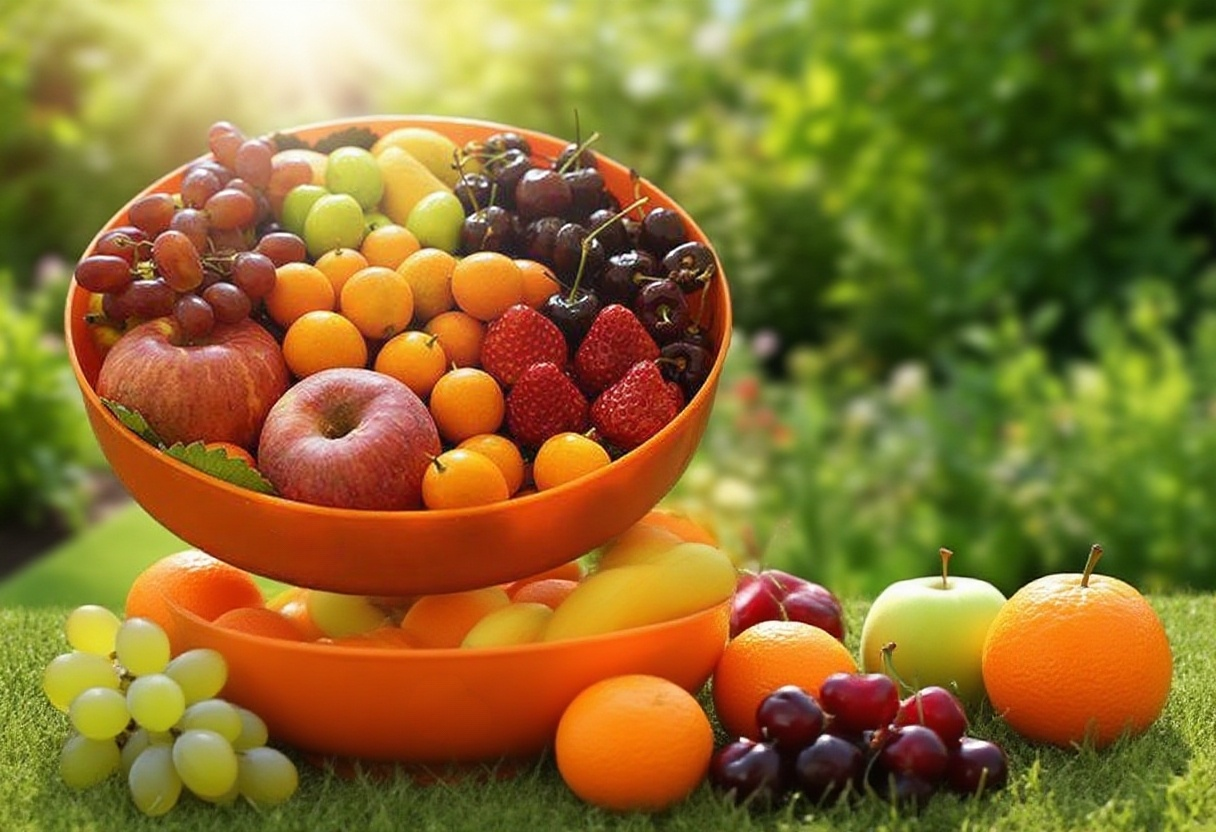 盛り付けが美しいカラフル野菜セット