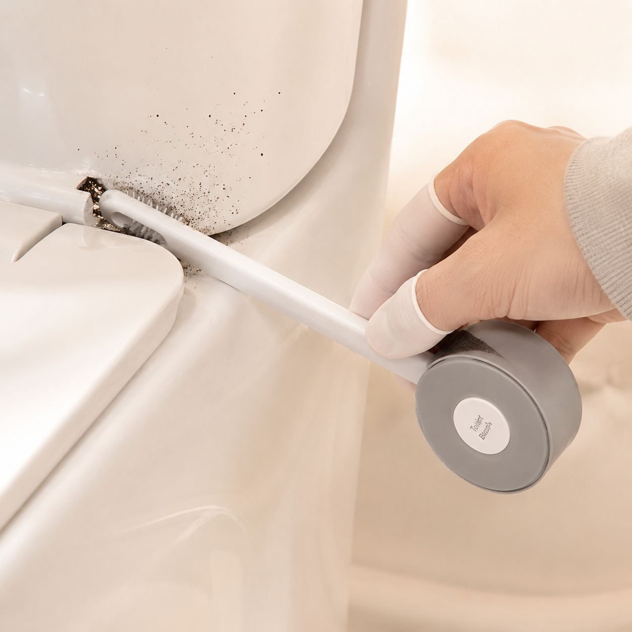 Design original de brosse WC en silicone