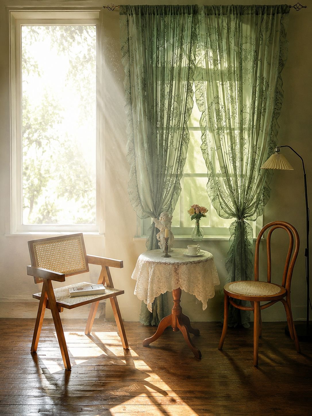 Classic French country window treatments