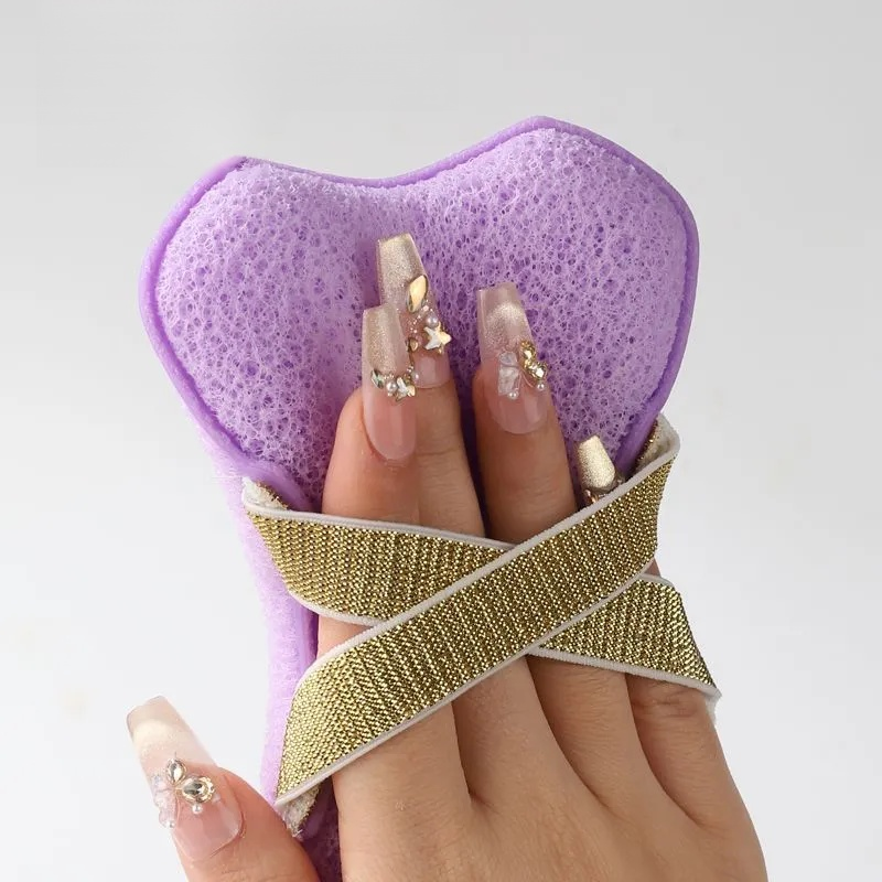 Double Ribbon Bath Soap Sponge