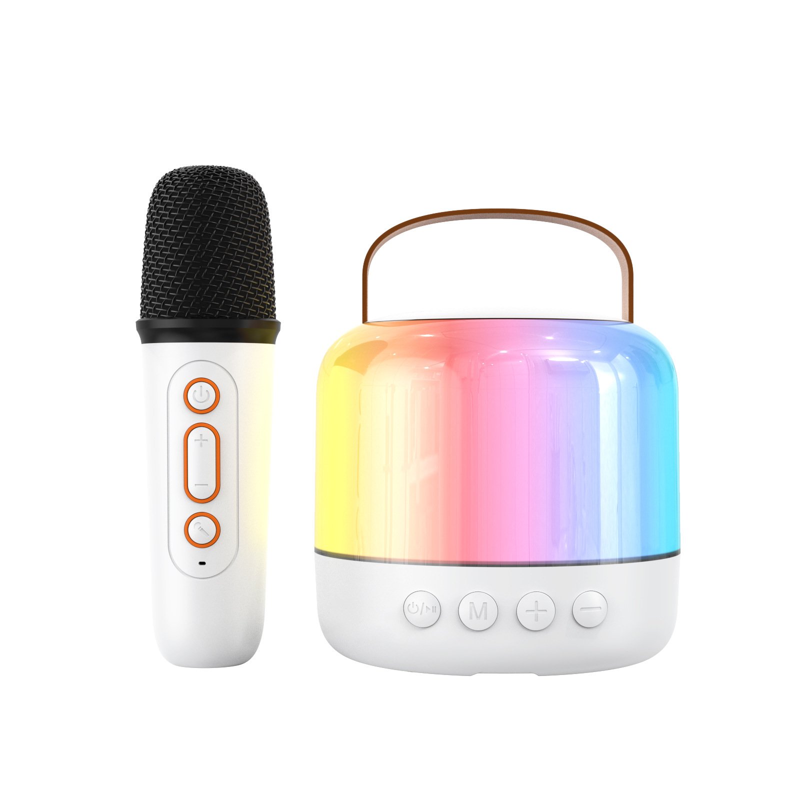 Altavoz portátil con micrófono integrado para karaoke infantil y al aire libre