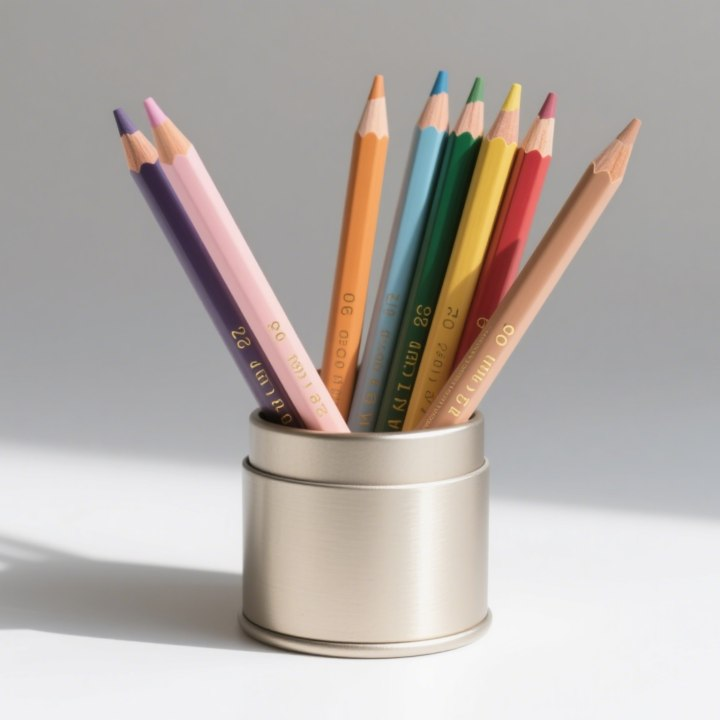 Sada olejových barevných tužek pro děti s kreslenými motivy