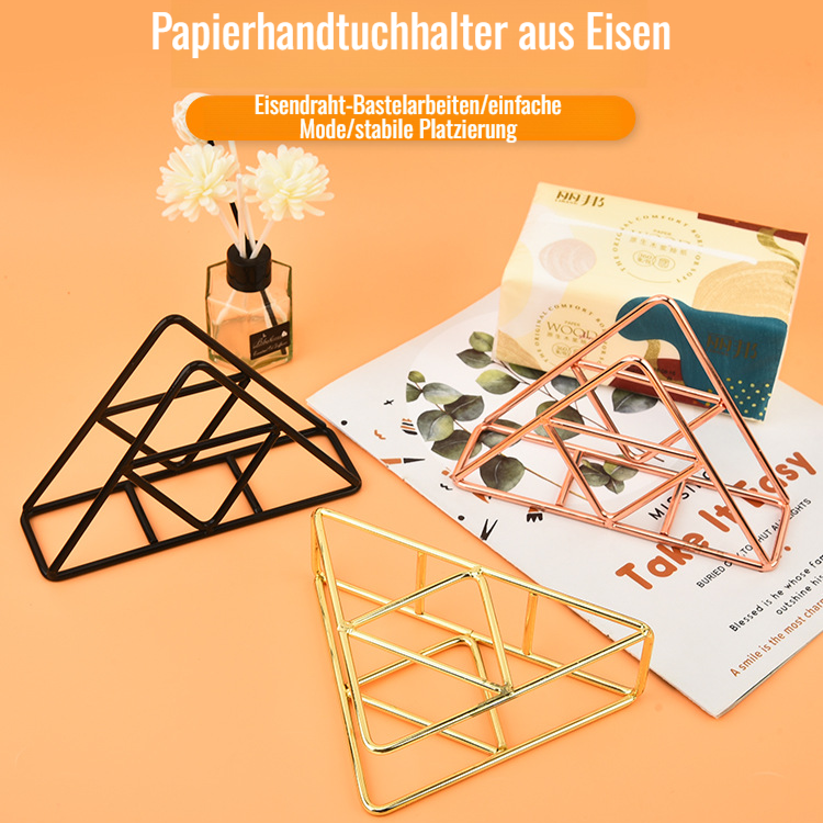 Vielseitiger Serviettenhalter aus Metall, moderner Papierhandtuchhalter für Zuhause