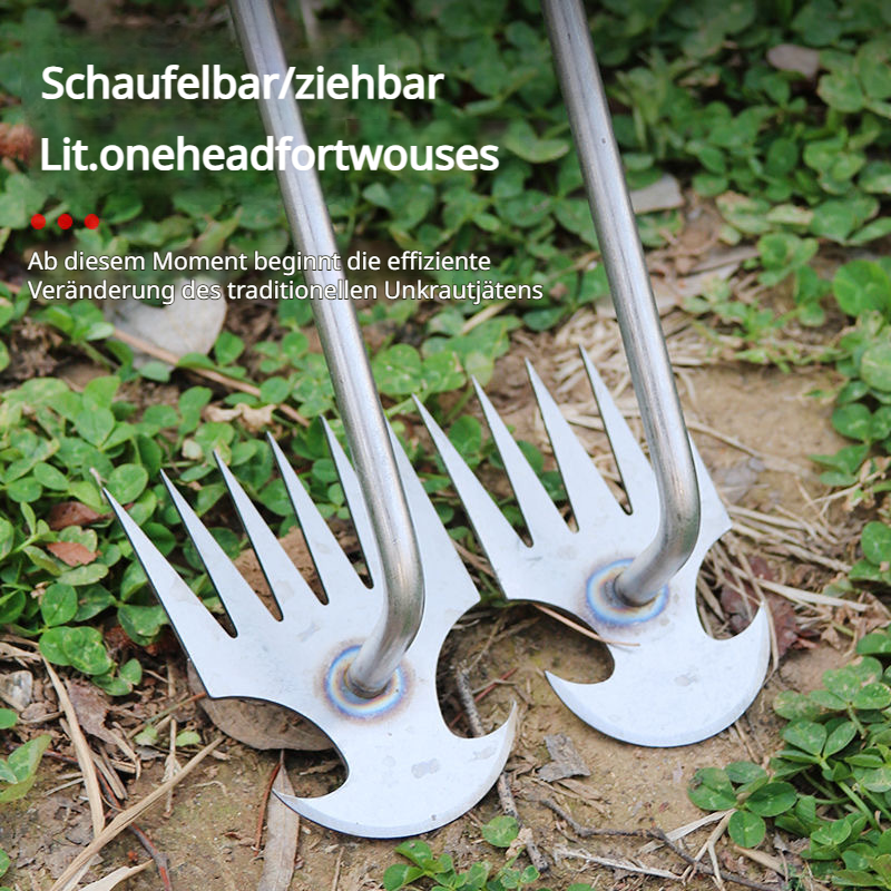 Garten Unkrautstecher Kit aus Metall für Bauernhof und Garten