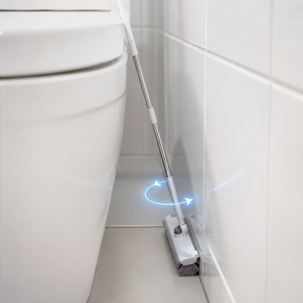 Multi-Functional 360° Rotating V-Shaped Floor Brush