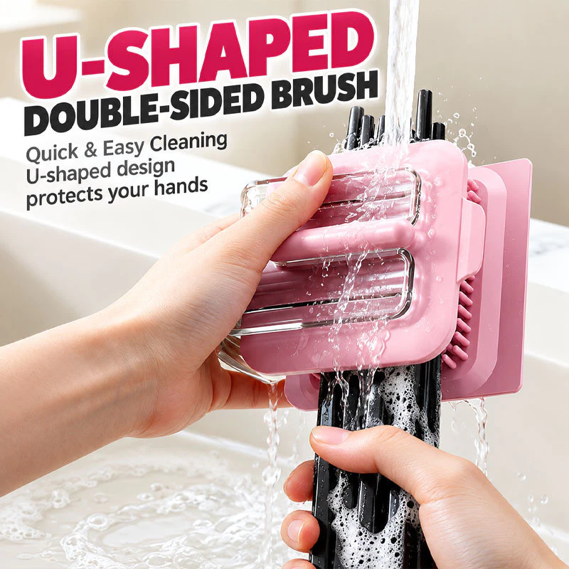 Multifunctional U-shaped Double-sided Cleaning Brush