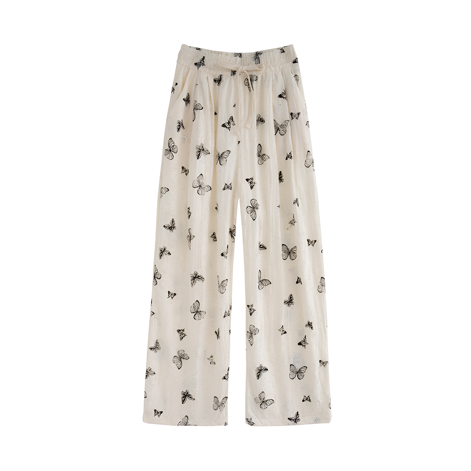 ホワイトバタフライダメージ山本パンツ