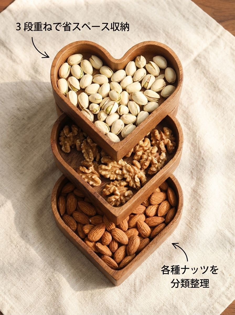 キャンディ用木製トレイの全体画像