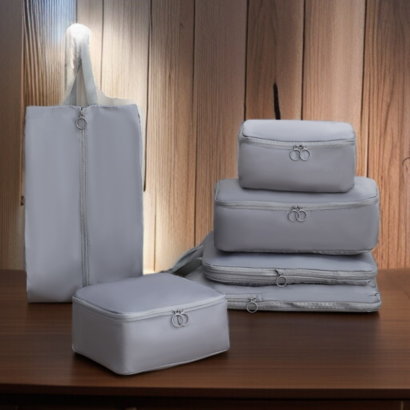 壓縮收納袋收納衣物示範