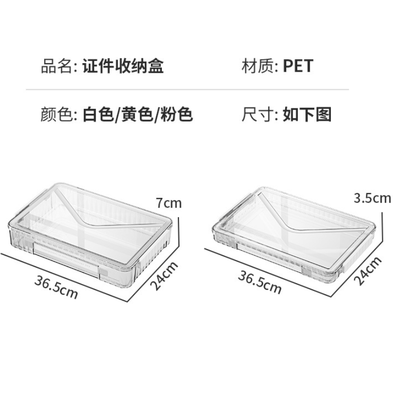 Transparent Desktop Storage Box for Home Use