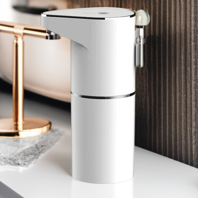 Dispensador automático de espuma para jabón líquido