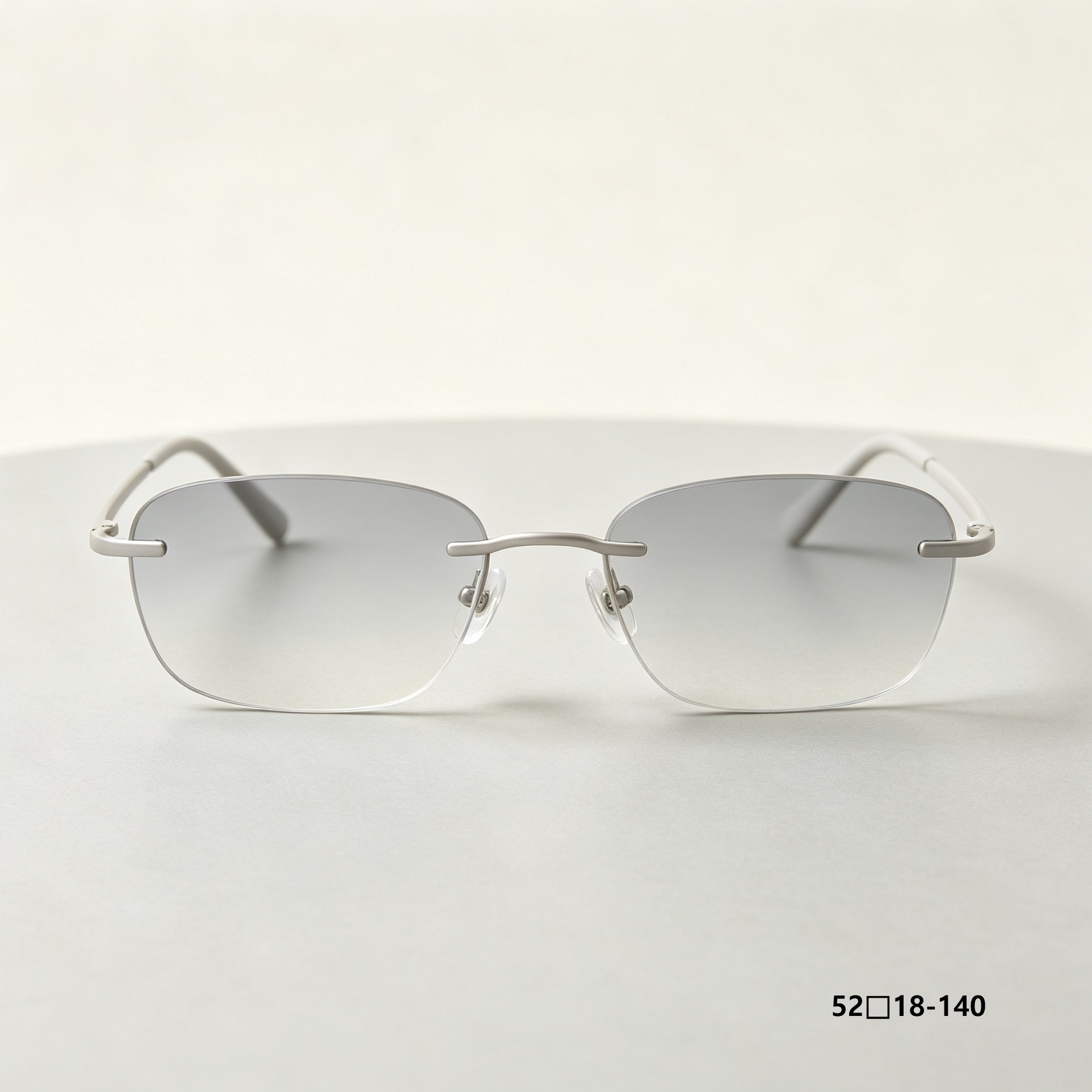 Gradient color fashion reading glasses front view