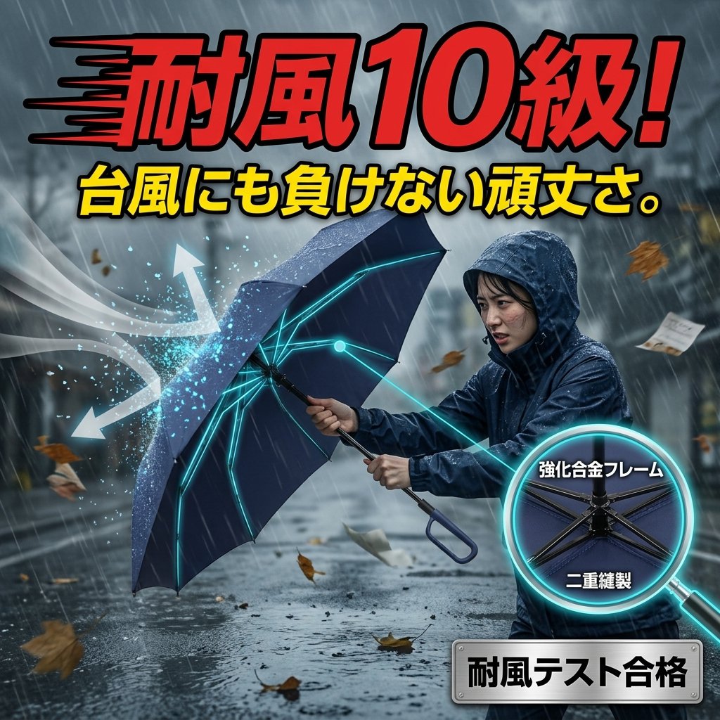 携帯折りたたみ日焼け止め防風逆折り傘