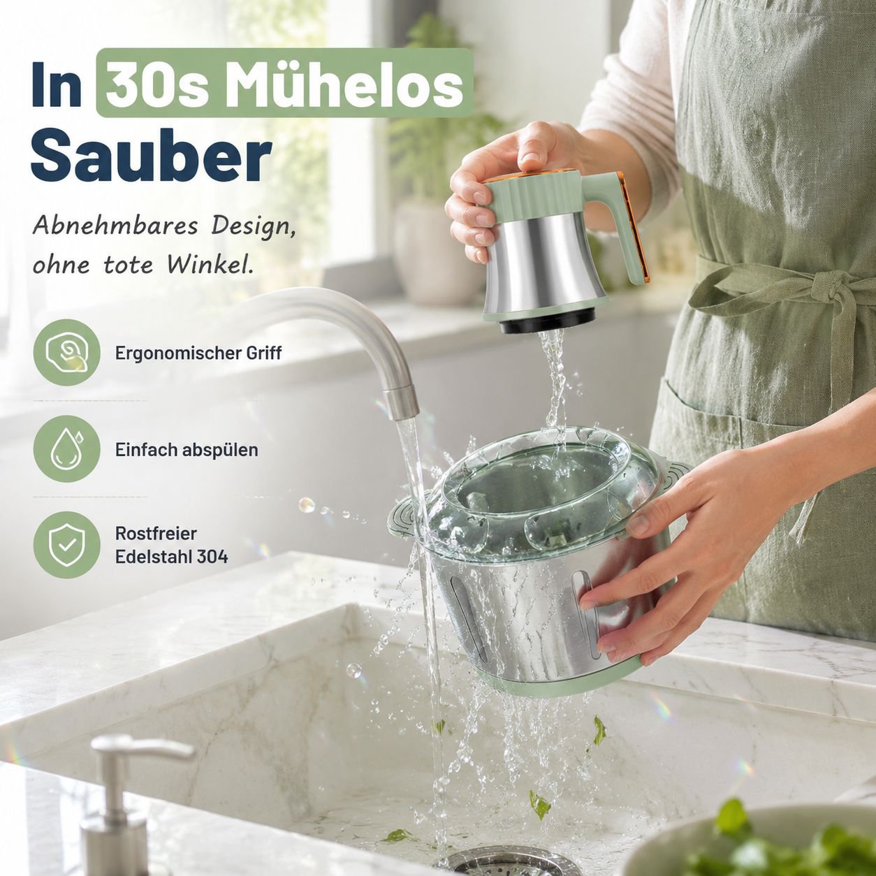 Multifunktionale Küchenmaschine zum Zerkleinern von Fleisch und Gemüse für den Hausgebrauch