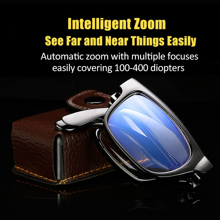 Foldable zoom glasses