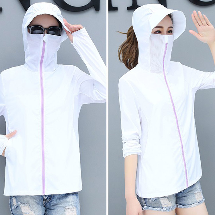 เสื้อกันแดดระบายอากาศแห้งเร็วบางเฉียบ