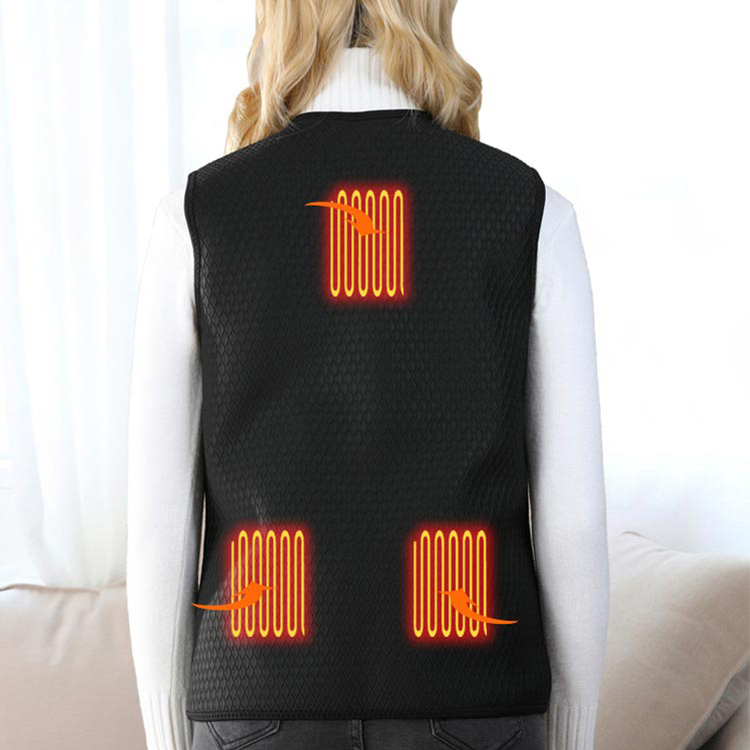 【あったかベスト】3段階に温度調節可能　薄手で軽量　男女兼用　S-3XL