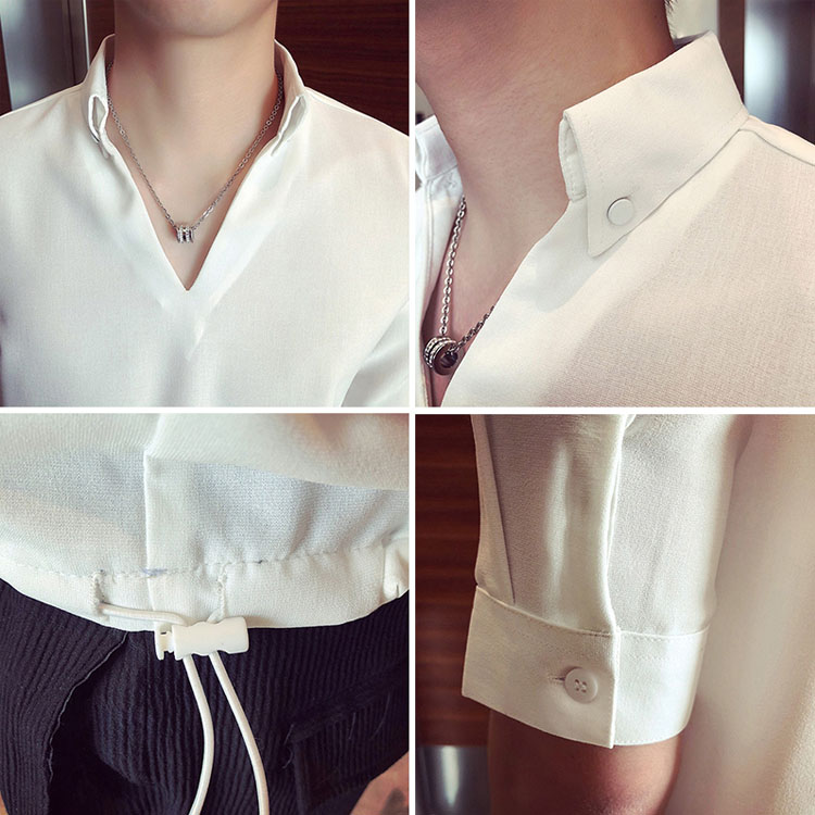 アイスシルク五分袖シャツ