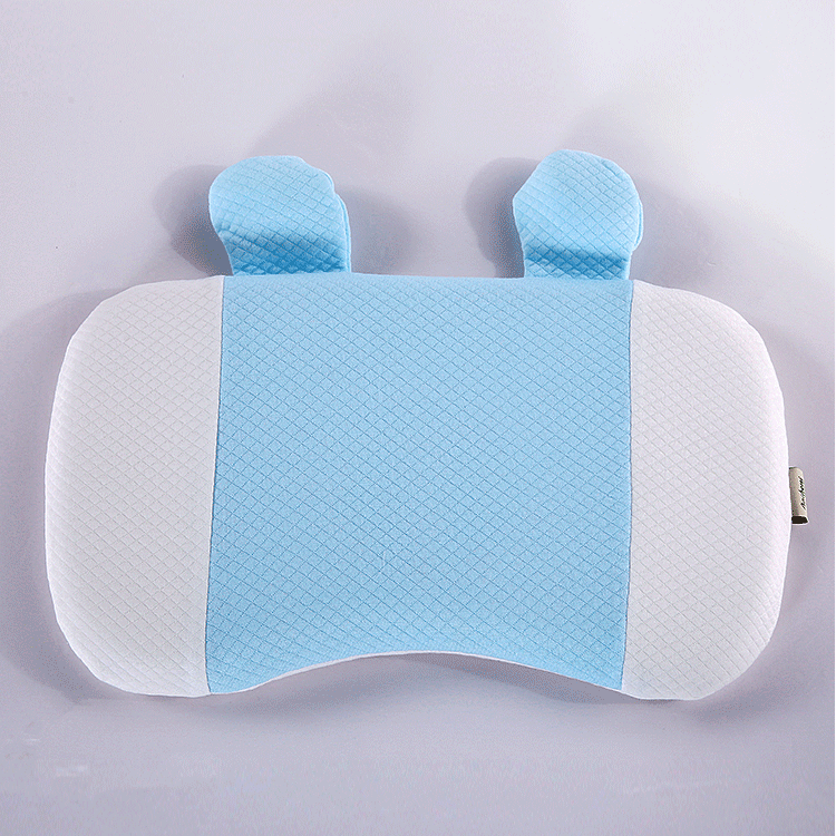 【ベビー枕】0～8歳の子供向け、3D立体形状　高品質生地　過敏防止　頭の形を綺麗に育ちます。