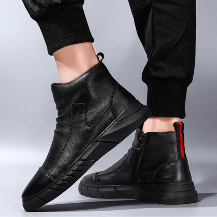 Retro England leather shoes