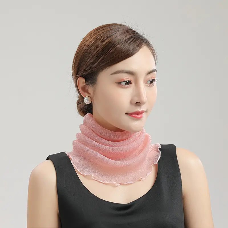 Pullover Thin Sunshade Veil Scarf Neck Protection Scarf