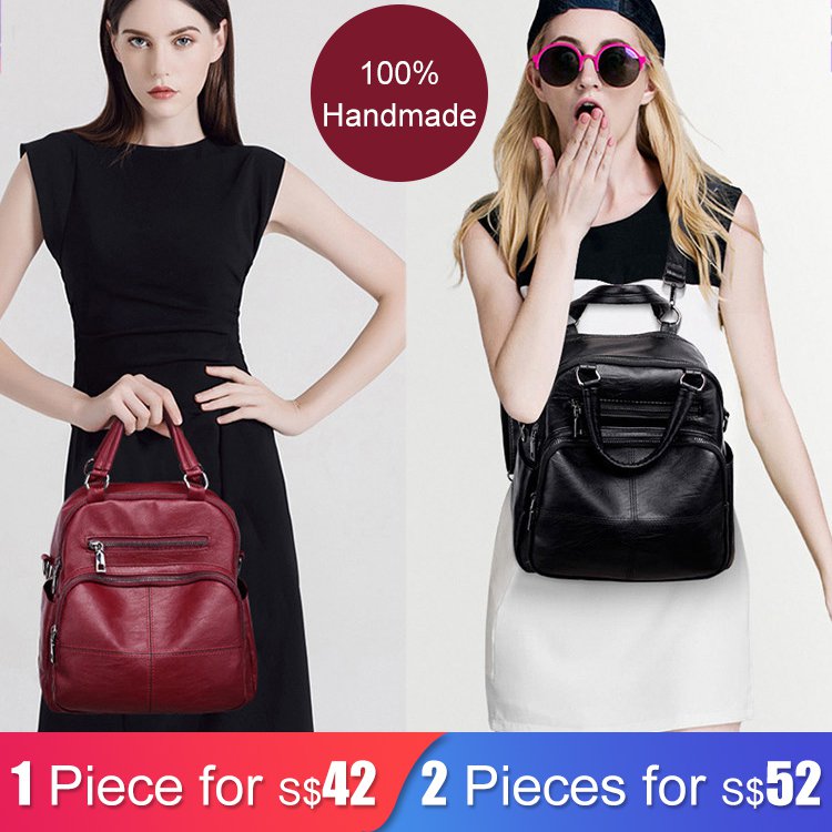 Purely handmade backpack