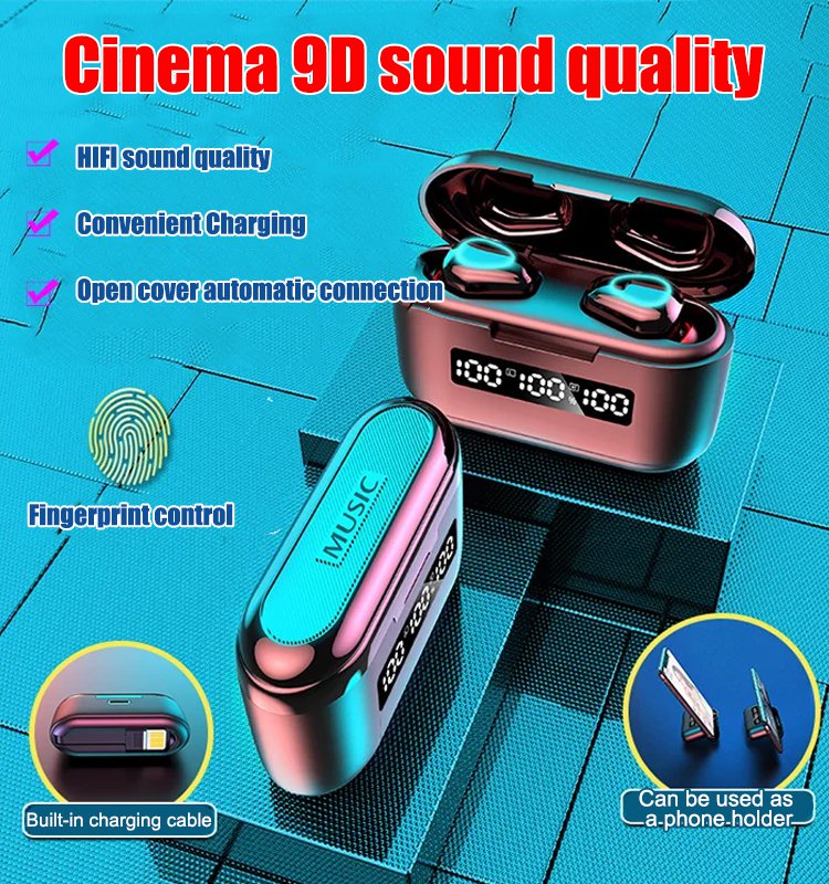 New Arrival 5.0 Bluetooth Earpods