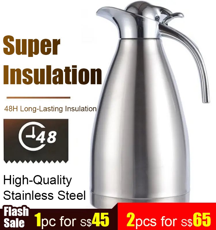 European Style 304 Stainless Steel Thermal Insulation Kettle