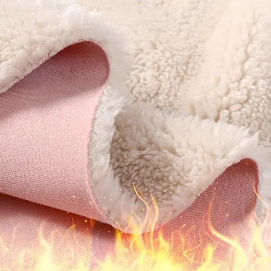 【官方站】羊羔絨寬鬆保暖休閒衛褲