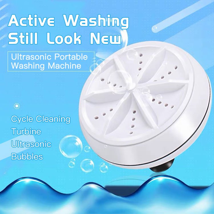 Ultrasonic Portable Washing Machine