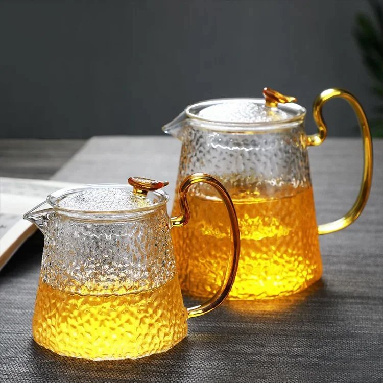 수제 유리 티포트