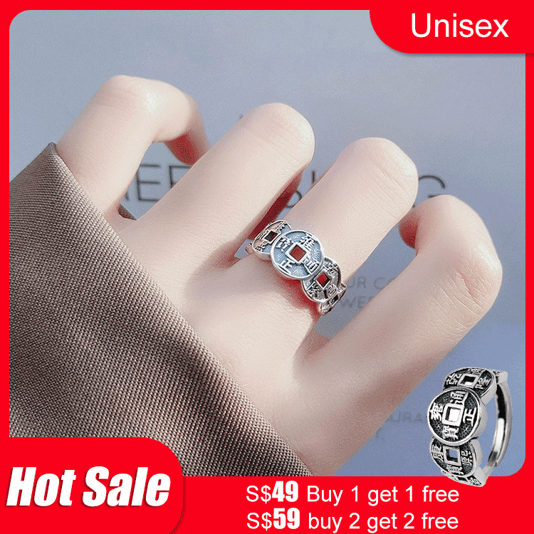 Sterling Silver Lucky Opening Ring