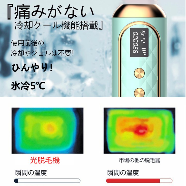 光脱毛機　美容器