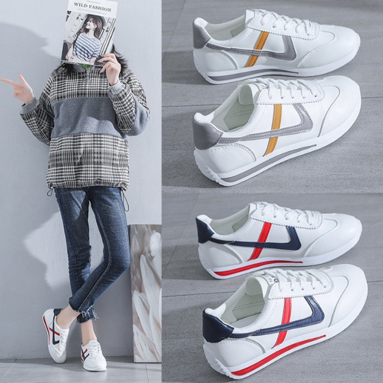 經典時尚拼接阿甘鞋