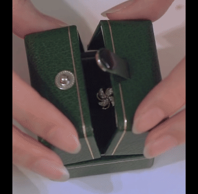 網紅爆款   風車玫瑰金耳釘